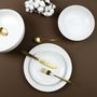 Voir la diapositive 3 : TOILINUX Lot 18 assiettes de service gamme Portofino - Blanc