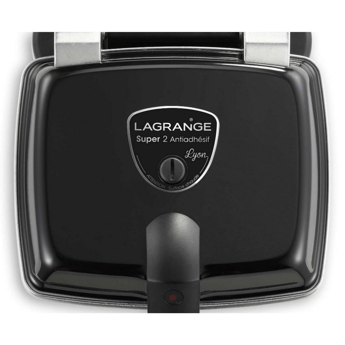 LAGRANGE Gaufrier 1000w noir - 039126