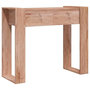 Voir la diapositive 2 : VIDAXL Table console 90x35x75 cm Bois de teck solide