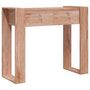 Voir la diapositive 2 : VIDAXL Table console 90x35x75 cm Bois de teck solide