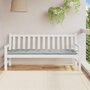 Voir la diapositive 3 : VIDAXL Coussin de banc de jardin gris clair melange 180x50x7 cm tissu