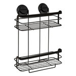 FIVE Étagère de Douche 2 Niveaux  Venterra  34cm Noir