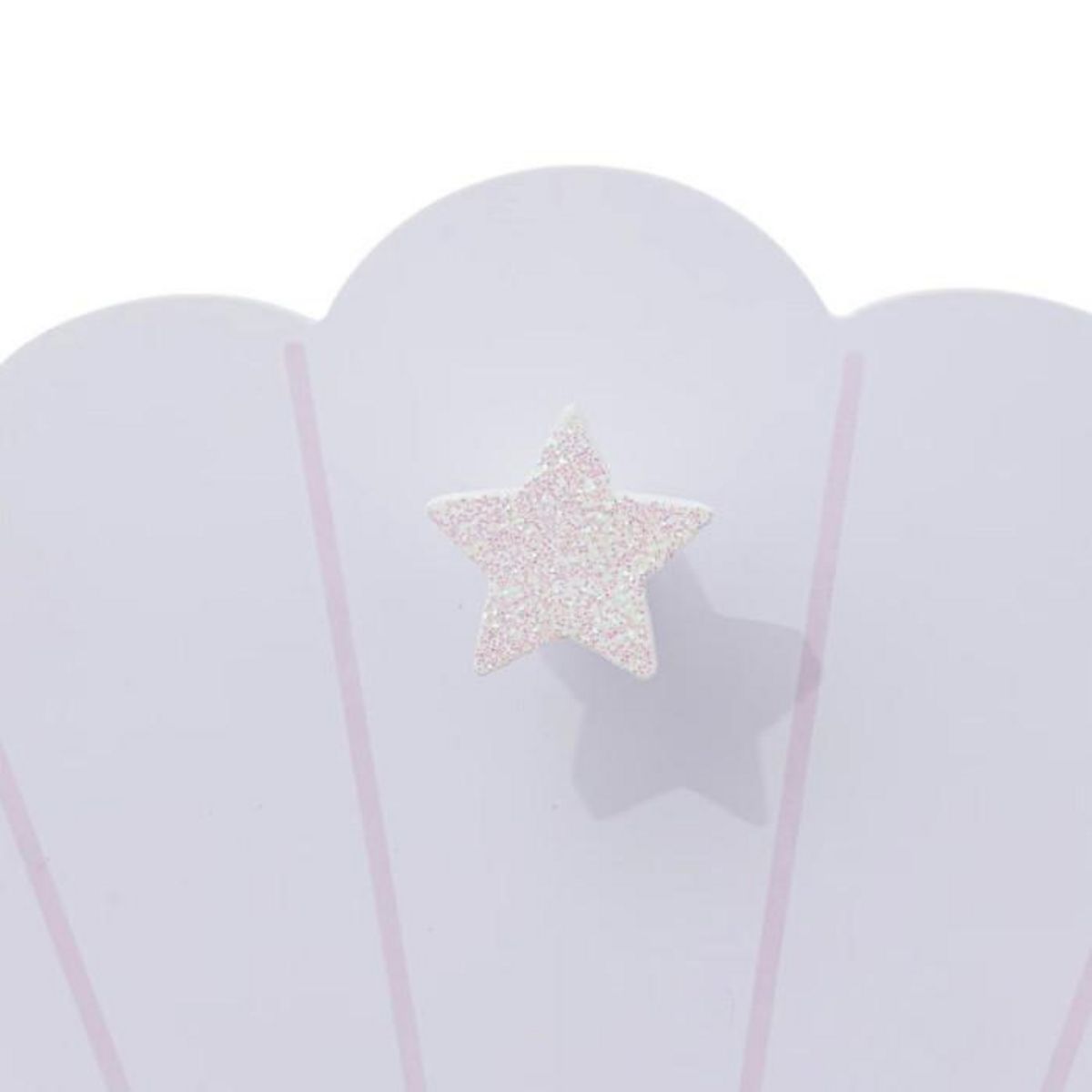 Atmosphera Kids Patère Coquillage 3 Crochets  Sirène  36cm Violet