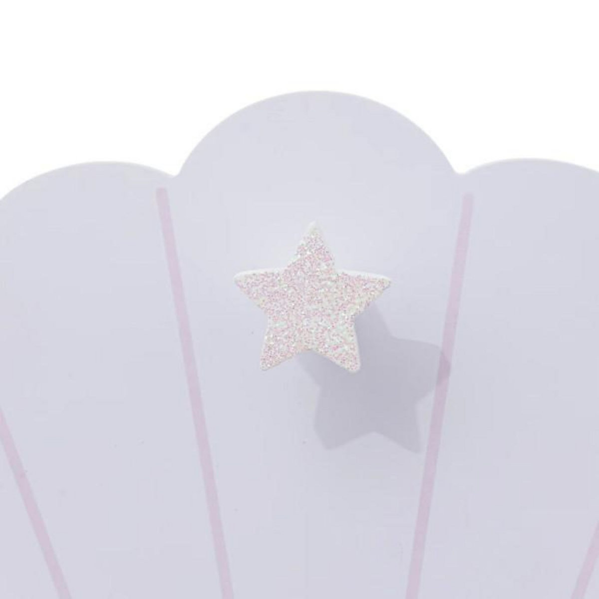 Atmosphera Kids Patère Coquillage 3 Crochets  Sirène  36cm Violet