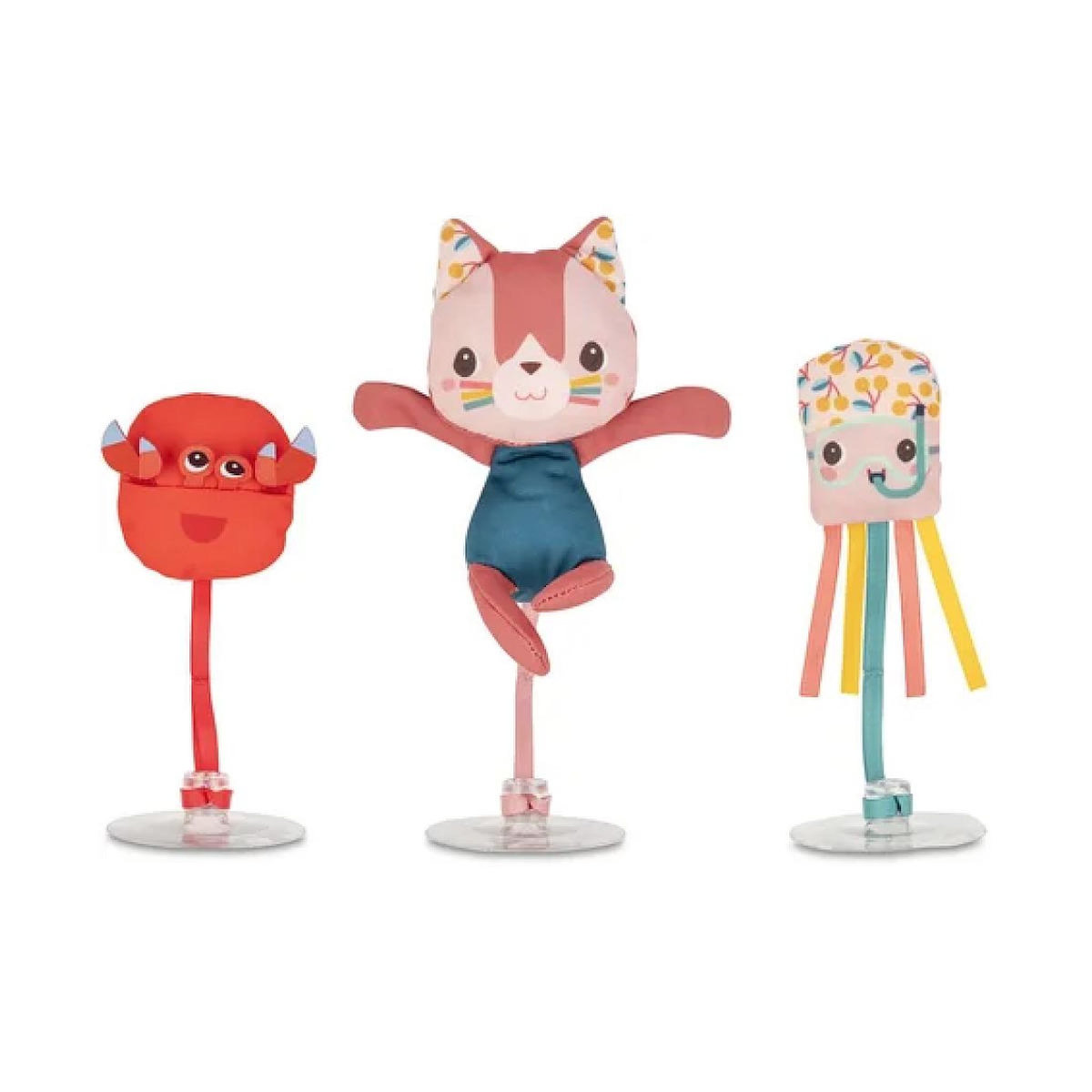 LILLIPUTIENS Jeanne - 3 personnages de bain ventouse