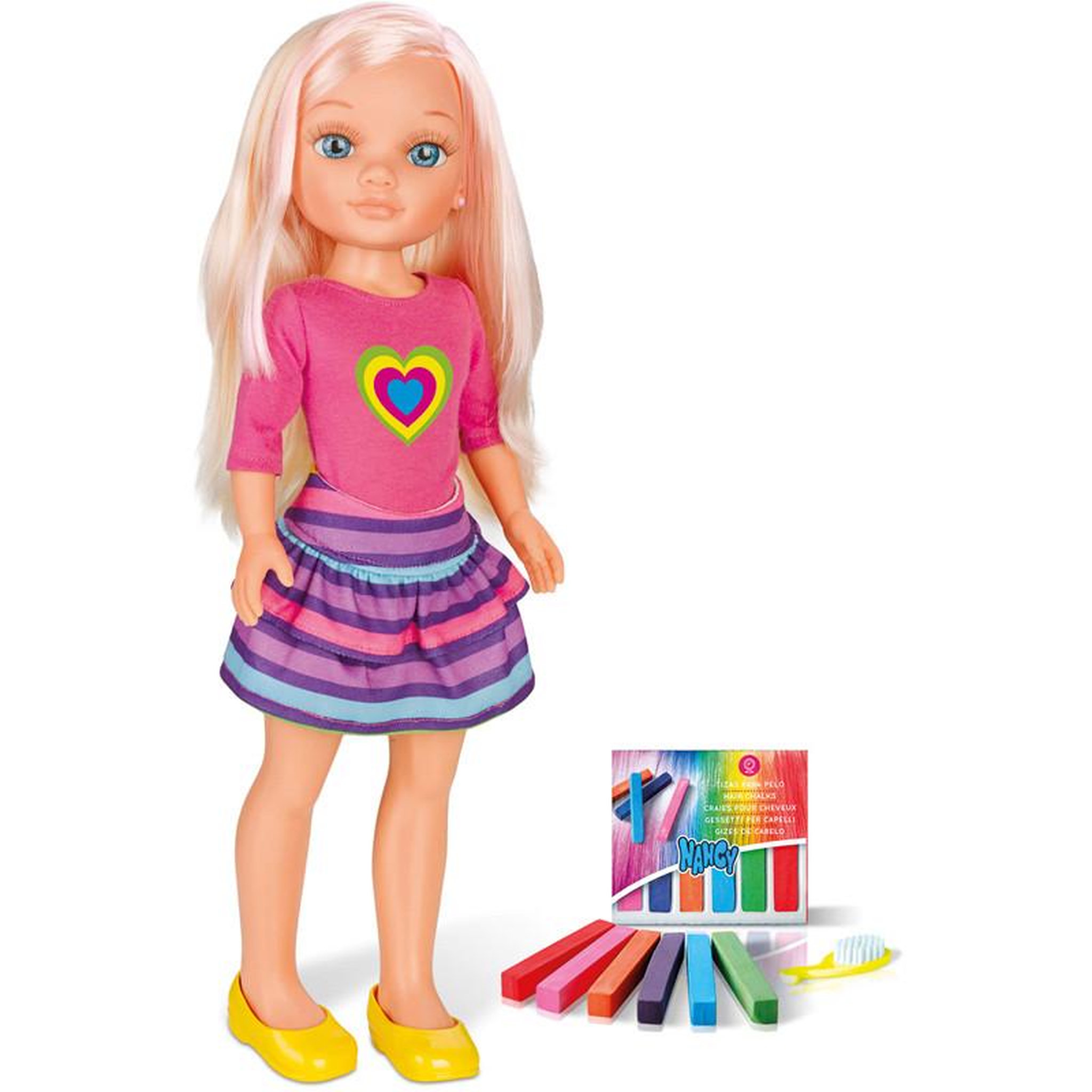 Voir la diapositive 2 : GP TOYS PPE 42CM NANCY MECHES COULEURS GP TOYS GPTNAC17