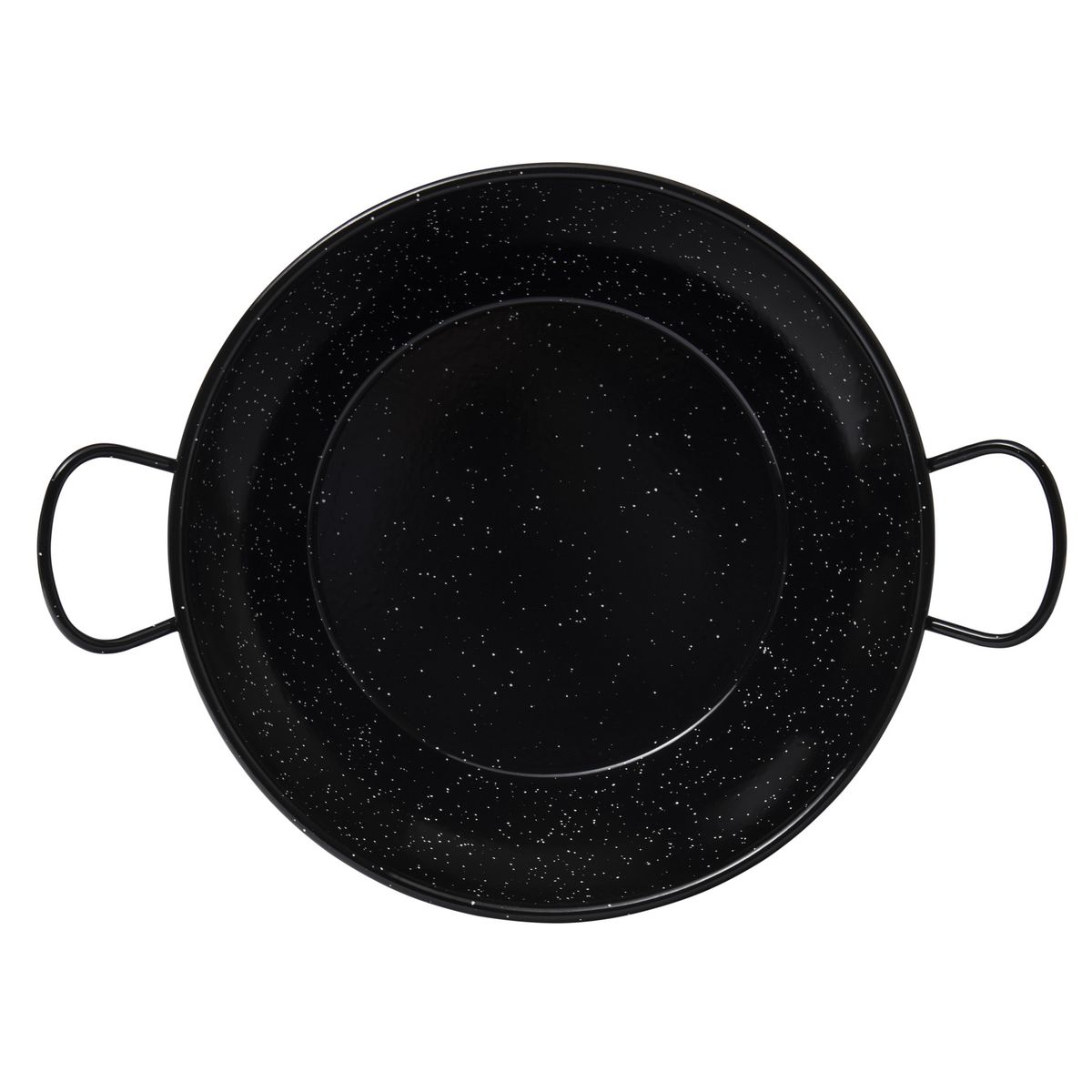  Plat à paella haut en métal émaillé 2 poignées   ø 36 cm