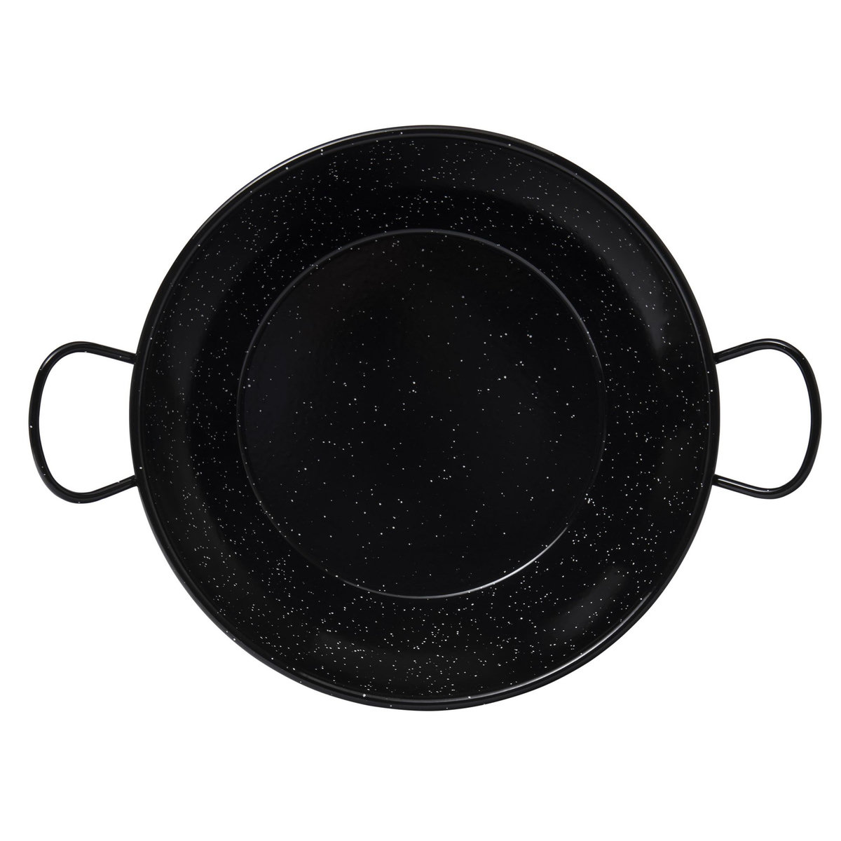  Plat à paella haut en métal émaillé 2 poignées   ø 36 cm