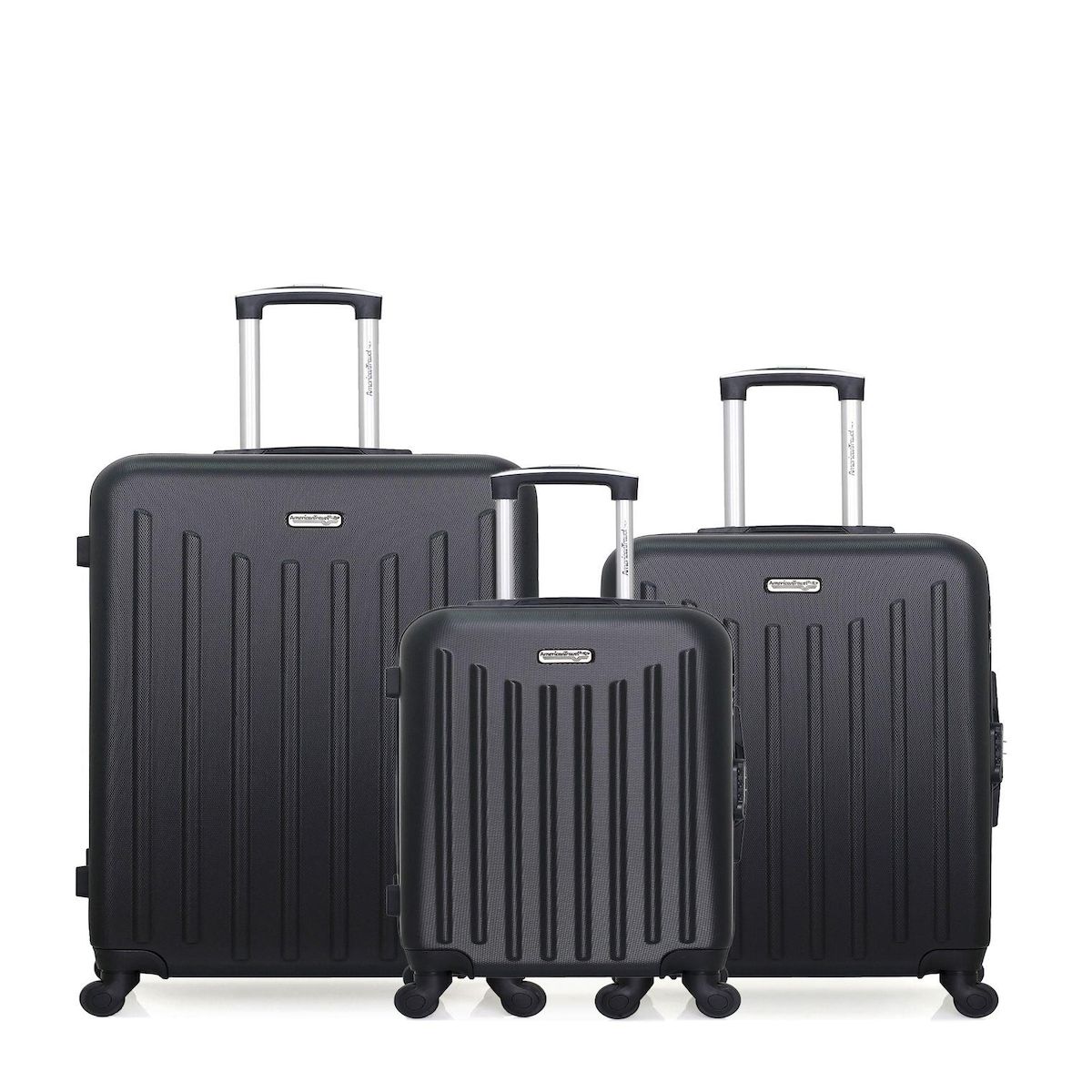 AMERICAN TRAVEL AMERICAN TRAVEL - LOT DE 3 - Valises grand format, weekend et cabine BROOKLYN