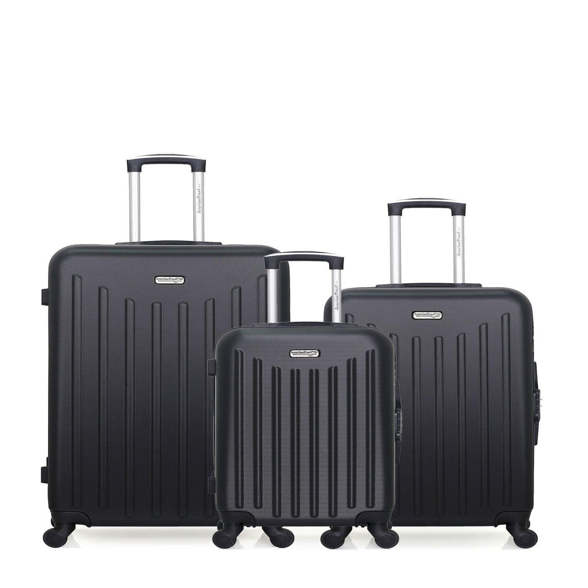AMERICAN TRAVEL AMERICAN TRAVEL - LOT DE 3 - Valises grand format, weekend et cabine BROOKLYN