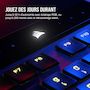 Voir la diapositive 2 : Corsair Clavier gamer sans fil K100 AIR Wireless