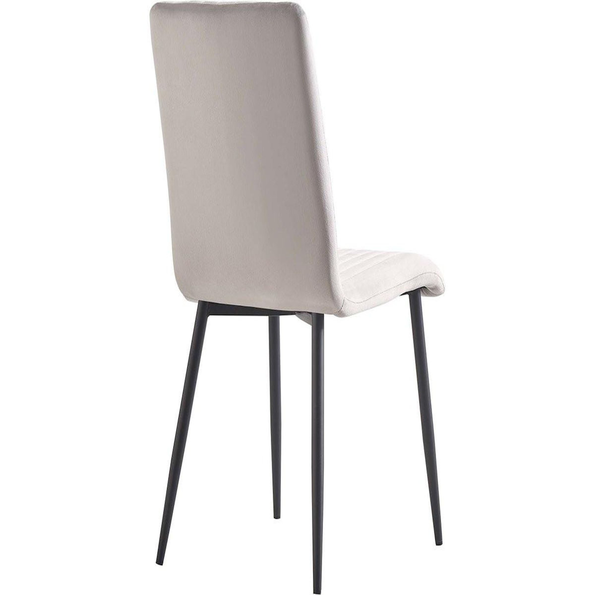 Habitat et Jardin Lot de 2 chaises en velours  Henley  - Gris clair