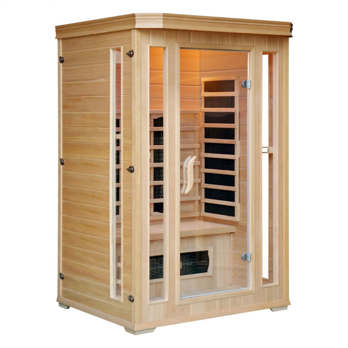 CONCEPT USINE Cabine de sauna luxe infrarouge 2 places NARVIK
