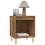 Voir la diapositive 4 : VIDAXL Tables de chevet 2 pcs Chene fume 40x35x50 cm