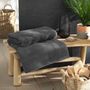 Voir la diapositive 3 : Paris Prix Drap de Bain  Tendresse  90x150cm Anthracite