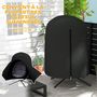 Voir la diapositive 4 : OUTSUNNY Housse de protection fauteuil suspendu de jardin - imperméable, zip - Ø 128 x 190H cm - noir