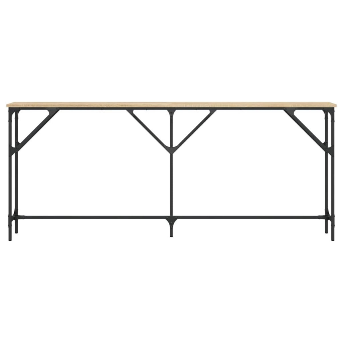 VIDAXL Table console chene sonoma 180x23x75 cm bois d'ingenierie