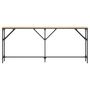Voir la diapositive 4 : VIDAXL Table console chene sonoma 180x23x75 cm bois d'ingenierie