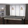 Voir la diapositive 2 : Paris Prix Table de Billard Convertible  Ohio  185cm Gris