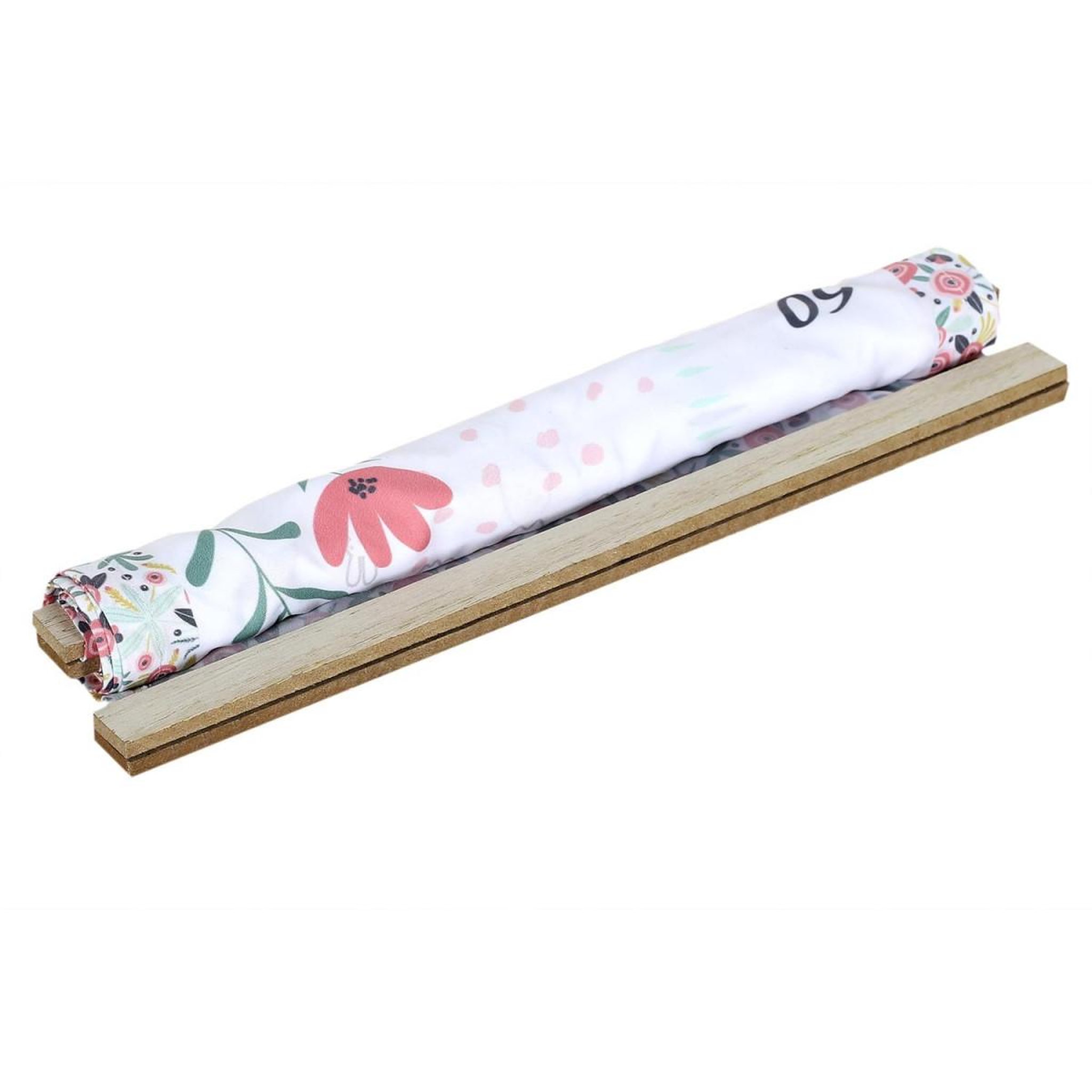 Voir la diapositive 2 : HOME DECO KIDS Toise à Motifs  Little Princesse  146cm Blanc & Rose