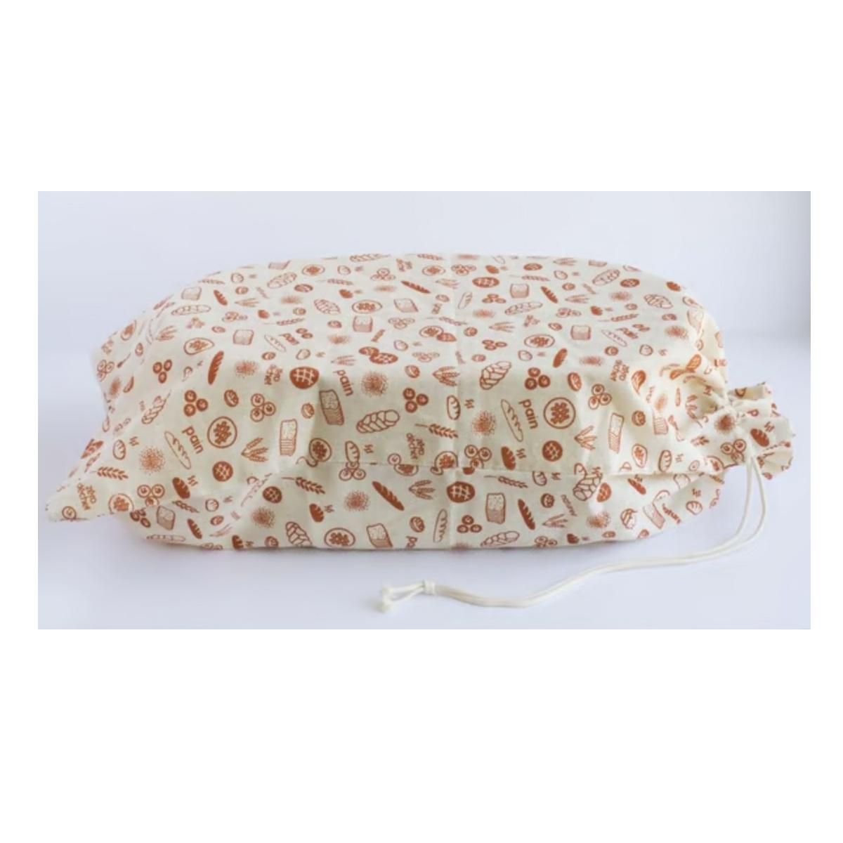 PEBBLY Boîte à pain 4 en 1 creme 36x20x13 cm avec couteau