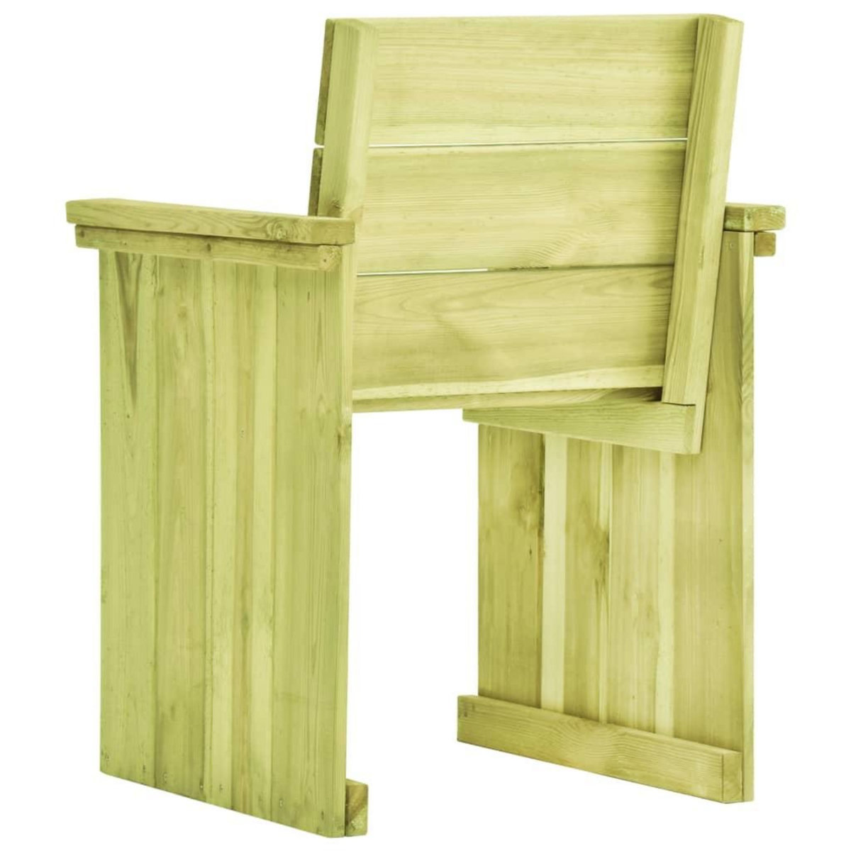 VIDAXL Chaise de jardin Bois de pin impregne