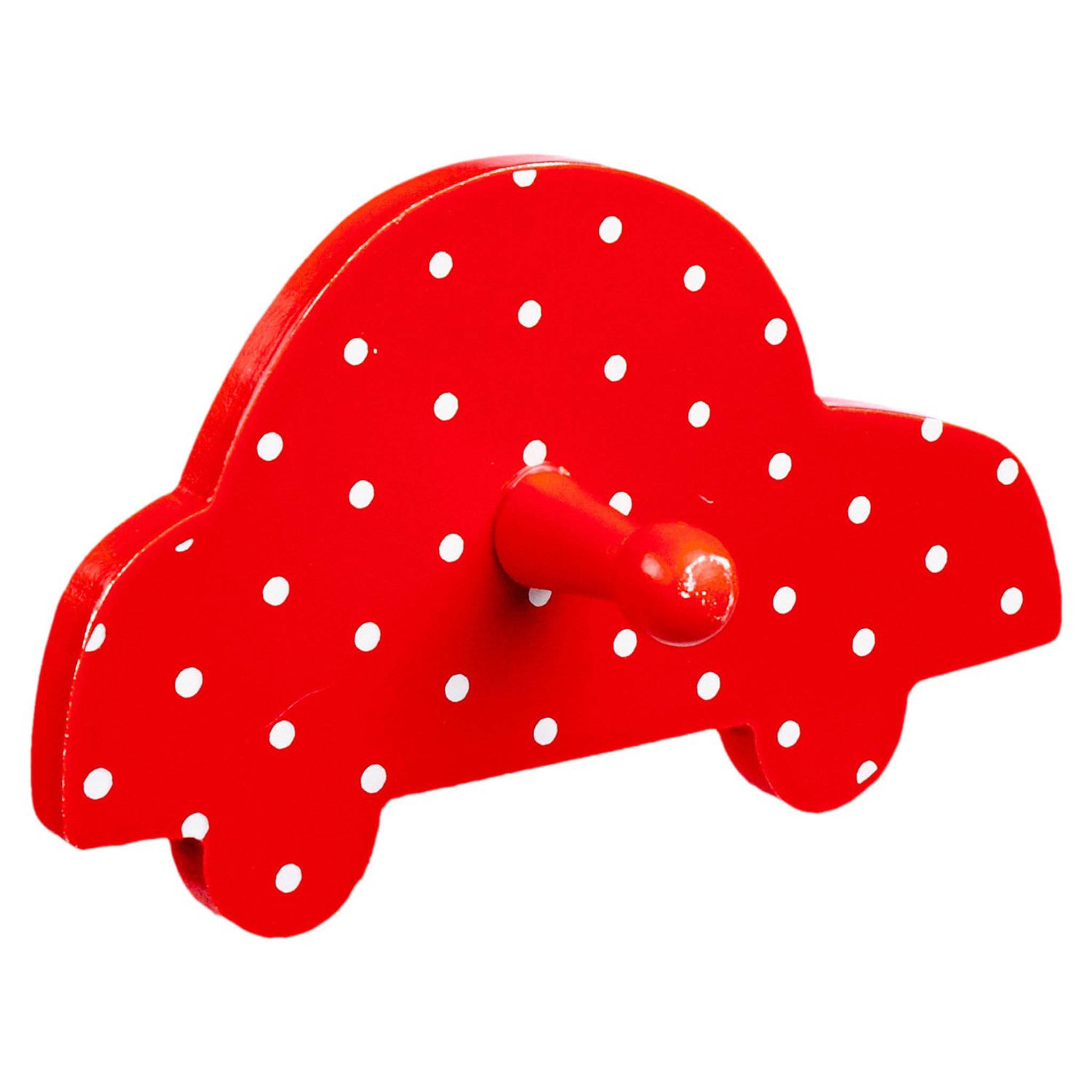 Atmosphera Kids Patère voiture boy and girl - 15 x 9 cm