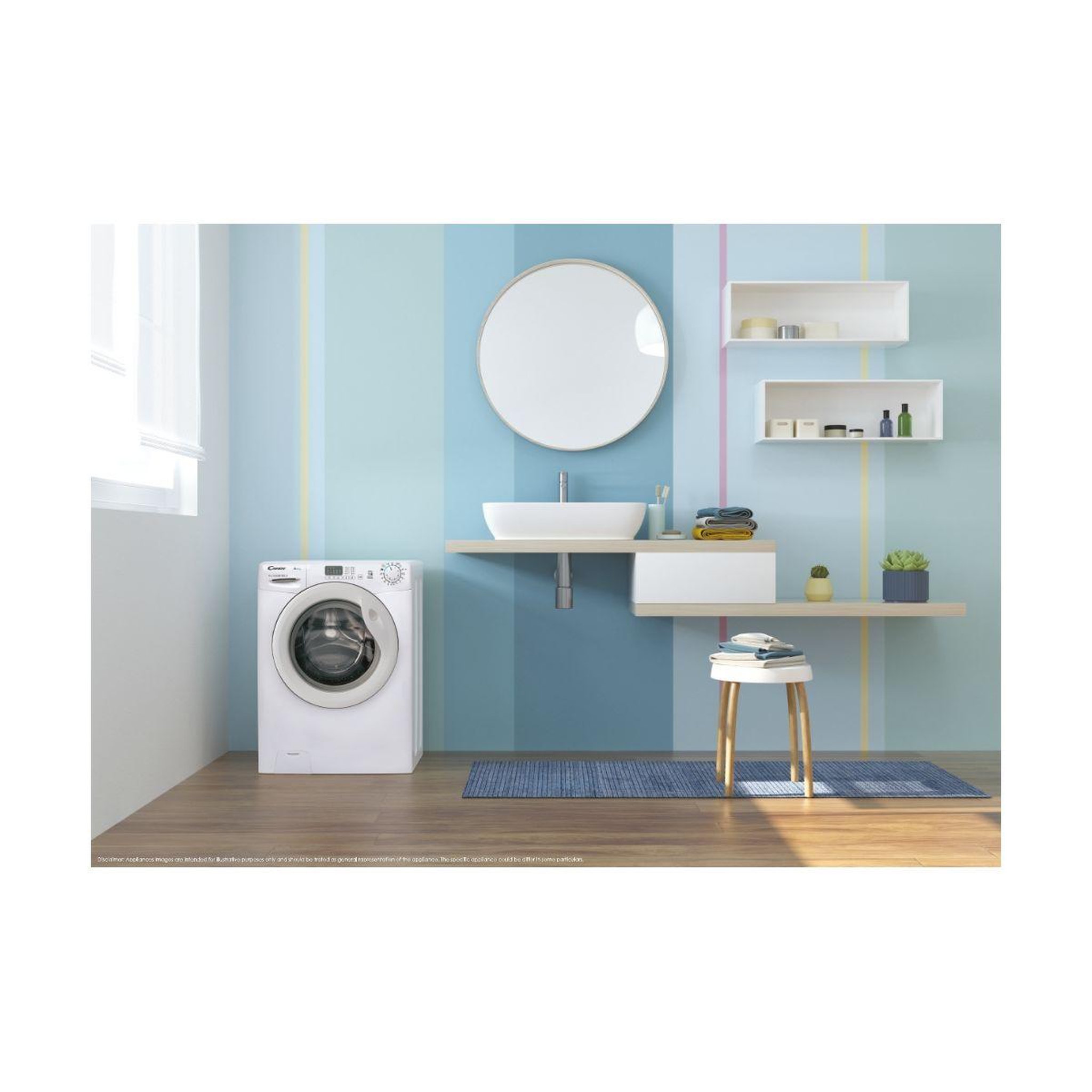 Voir la diapositive 4 : Candy Lave linge hublot EY294DWM5/1-S
