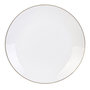 Voir la diapositive 1 : Paris Prix Lot de 6 Assiettes Plates  Liseré  27cm Blanc