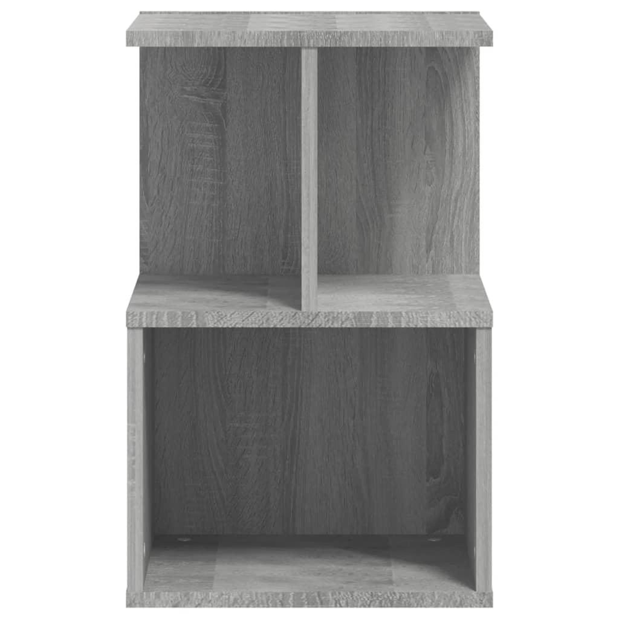 Voir la diapositive 5 : VIDAXL Table de chevet Sonoma gris 35x35x55 cm Bois d'ingenierie