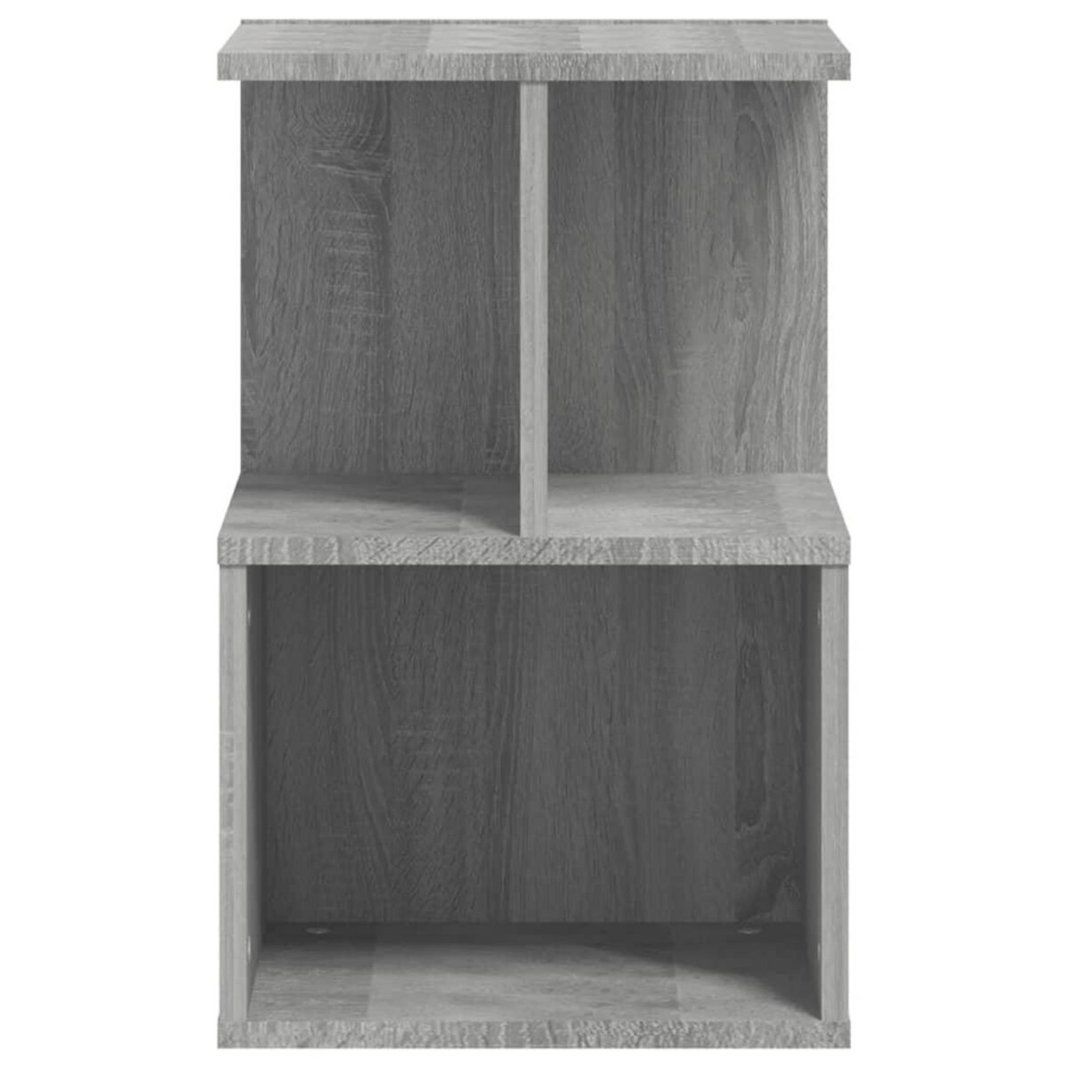 VIDAXL Table de chevet Sonoma gris 35x35x55 cm Bois d'ingenierie