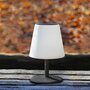 Voir la diapositive 5 : Lumisky Lampe de table solaire STANDY TINY Blanc Acier H25cm