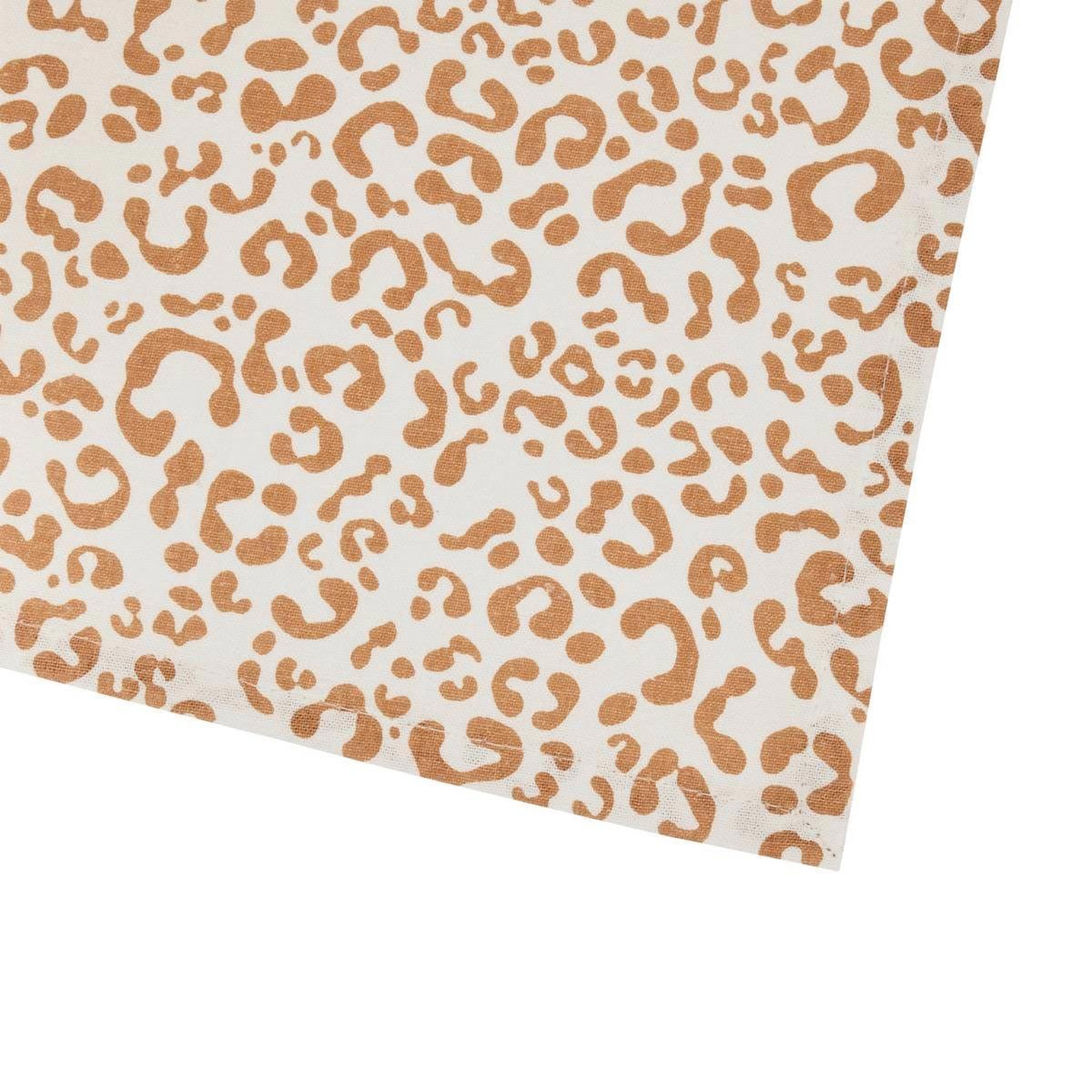 Voir la diapositive 3 : ATMOSPHERA Lot de 4 serviettes de table  leopardi  40x40cm beige