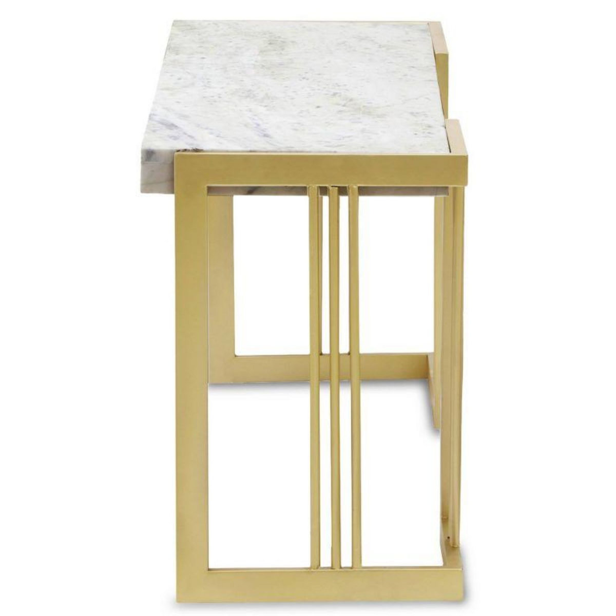 Paris Prix Meuble TV en Marbre Design  Cary  140cm Blanc