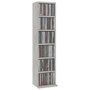 Voir la diapositive 3 : VIDAXL Armoire a CD Gris beton 21x20x88 cm Bois d'ingenierie