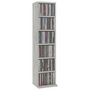 Voir la diapositive 3 : VIDAXL Armoire a CD Gris beton 21x20x88 cm Bois d'ingenierie