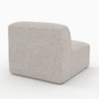 Voir la diapositive 5 : MAISON PAVANE Canapé modulable en tissu beige 3 places-Hestia