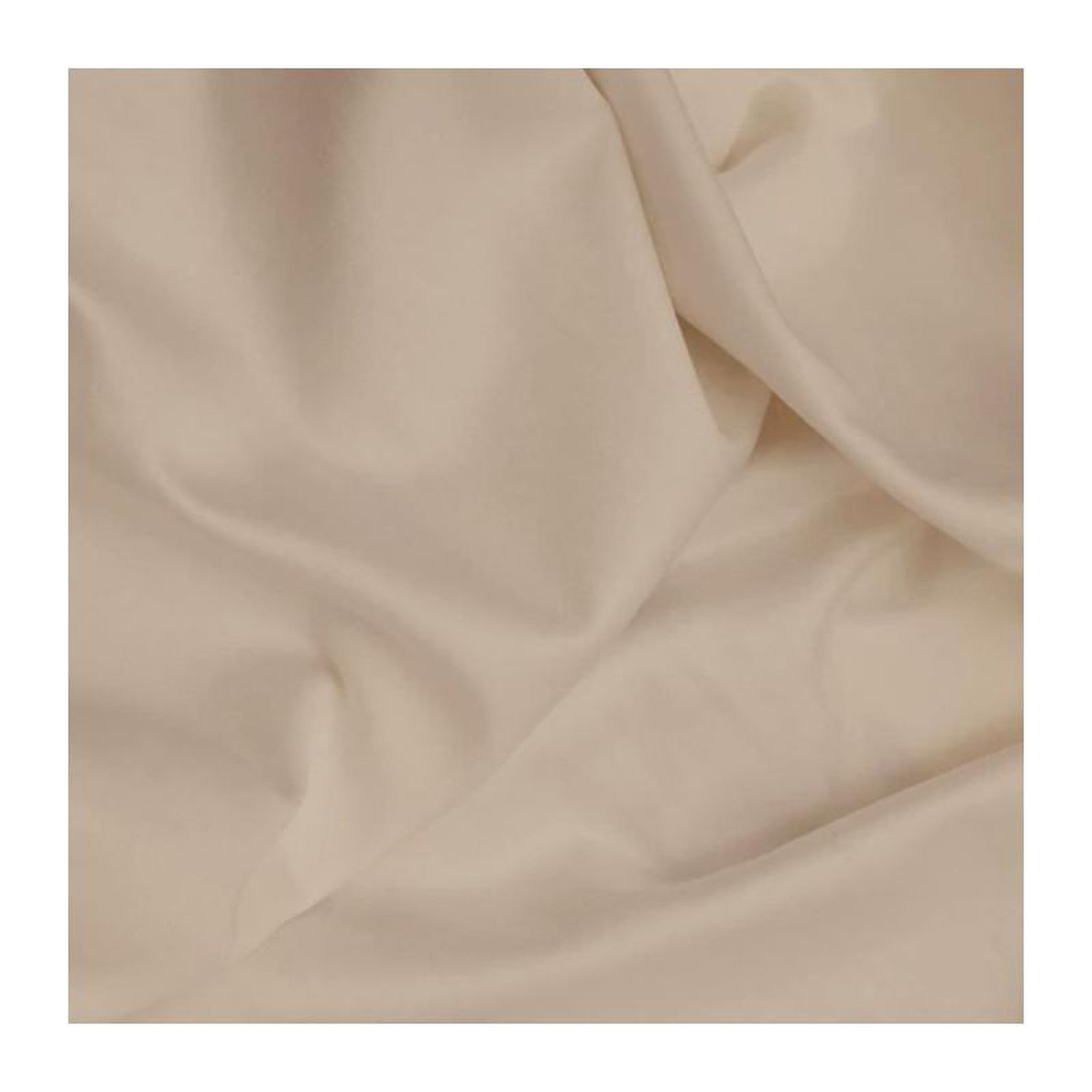 Voir la diapositive 2 : GENERIQUE Parure de lit - 1 housse de couette 220 x 240 cm + 2 taies d'oreiller 60 x 60 cm - Satiné 100% coton - Beige