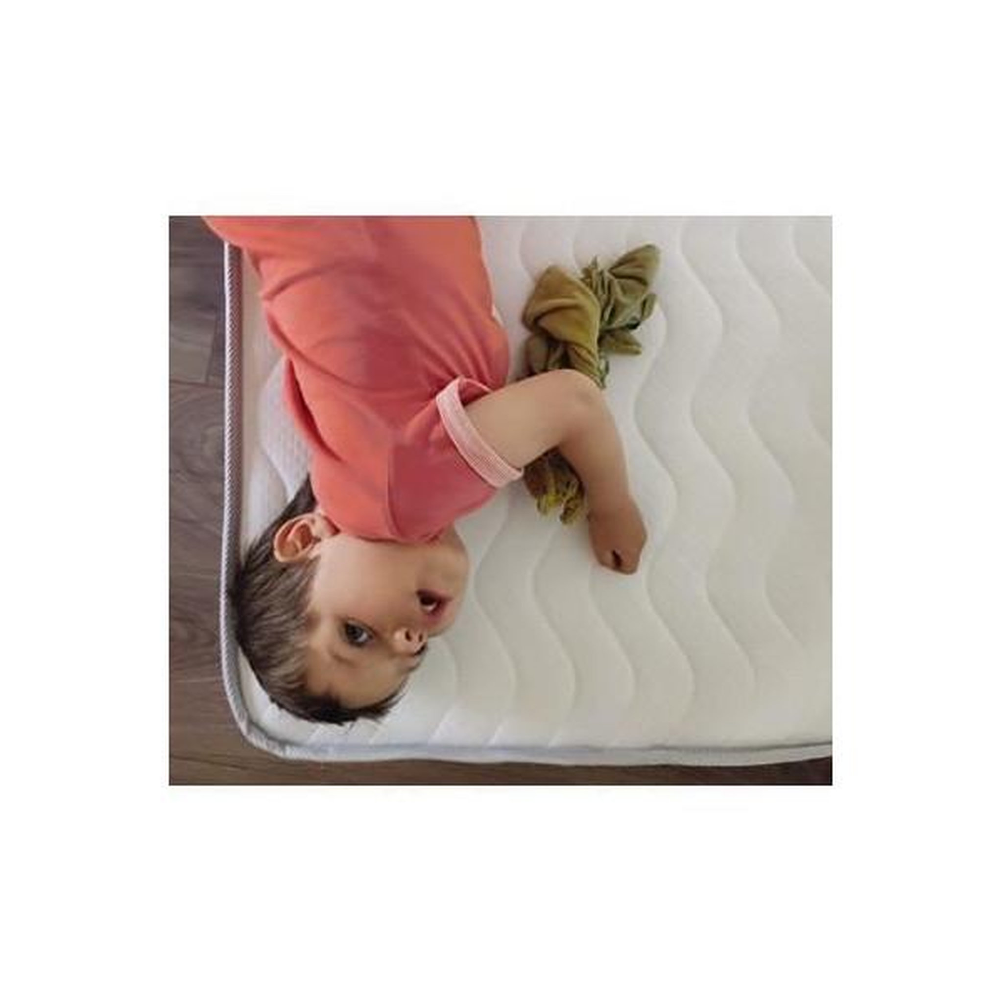 Voir la diapositive 6 : TINEO Matelas Climatisé 70x140x10cm - Matelas Bébé - Climatisé - 1 Face Été - 1 Face Hiver - Sans Traitement - Fabriqué En Fran