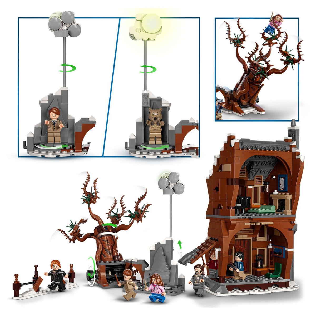 LEGO Harry Potter 76407 La Cabane Hurlante et le Saule Cogneur, Jouet et Minifigurine