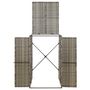 Voir la diapositive 3 : VIDAXL Abri pour poubelle Gris 70x80x117 cm Resine tressee