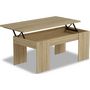 Voir la diapositive 1 : Habitat et Jardin Table basse  Diana  - 102 x 50 x 43 cm - Chêne