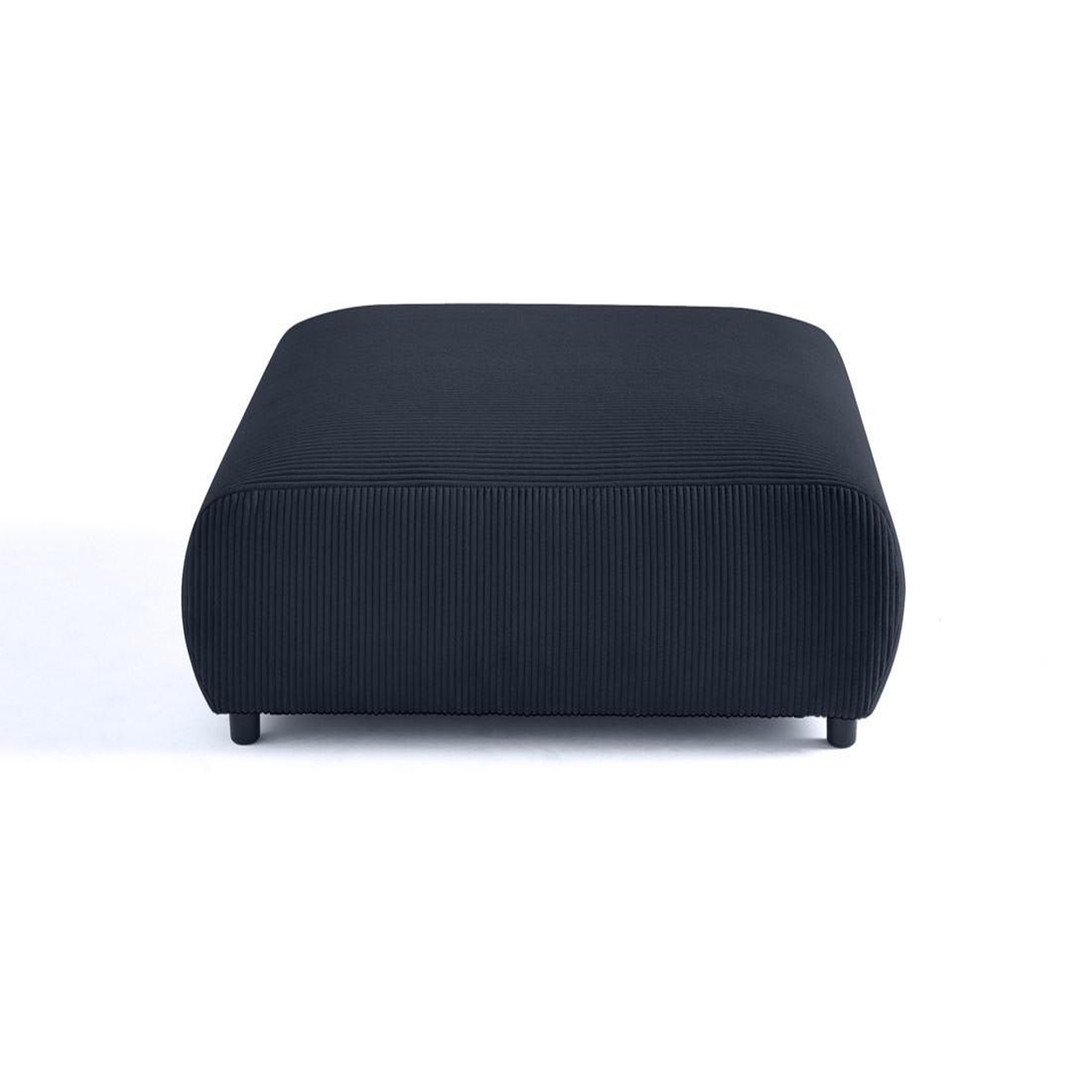 Voir la diapositive 3 : LISA DESIGN Garance - grand pouf modulable - en velours côtelé