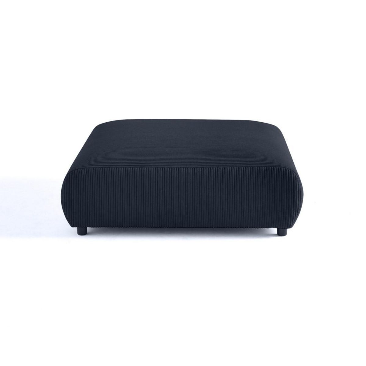 LISA DESIGN Garance - grand pouf modulable - en velours côtelé