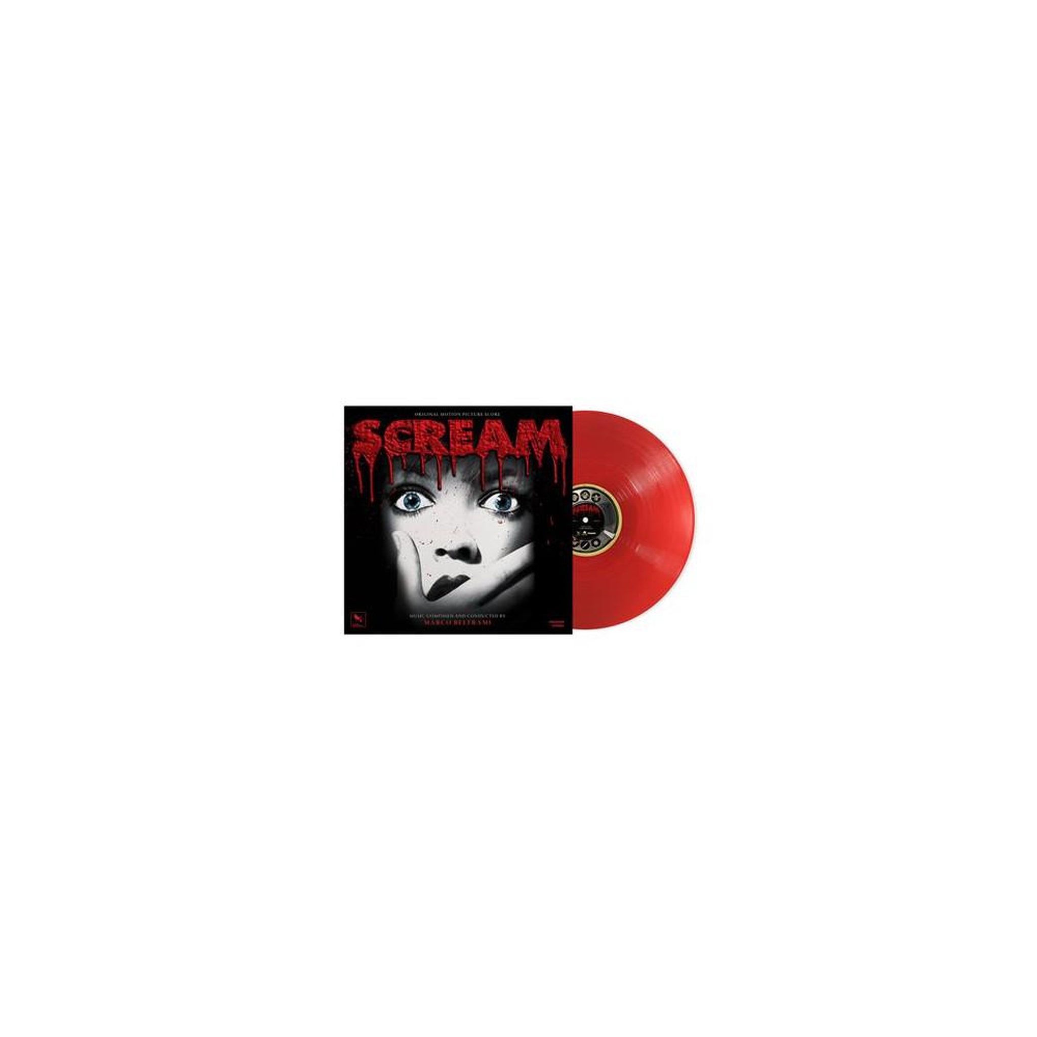 CONCORD Scream 30th anniversary album vinyle bande originale rouge transparent 33t, 1 disque, marco beltrami, 43 min