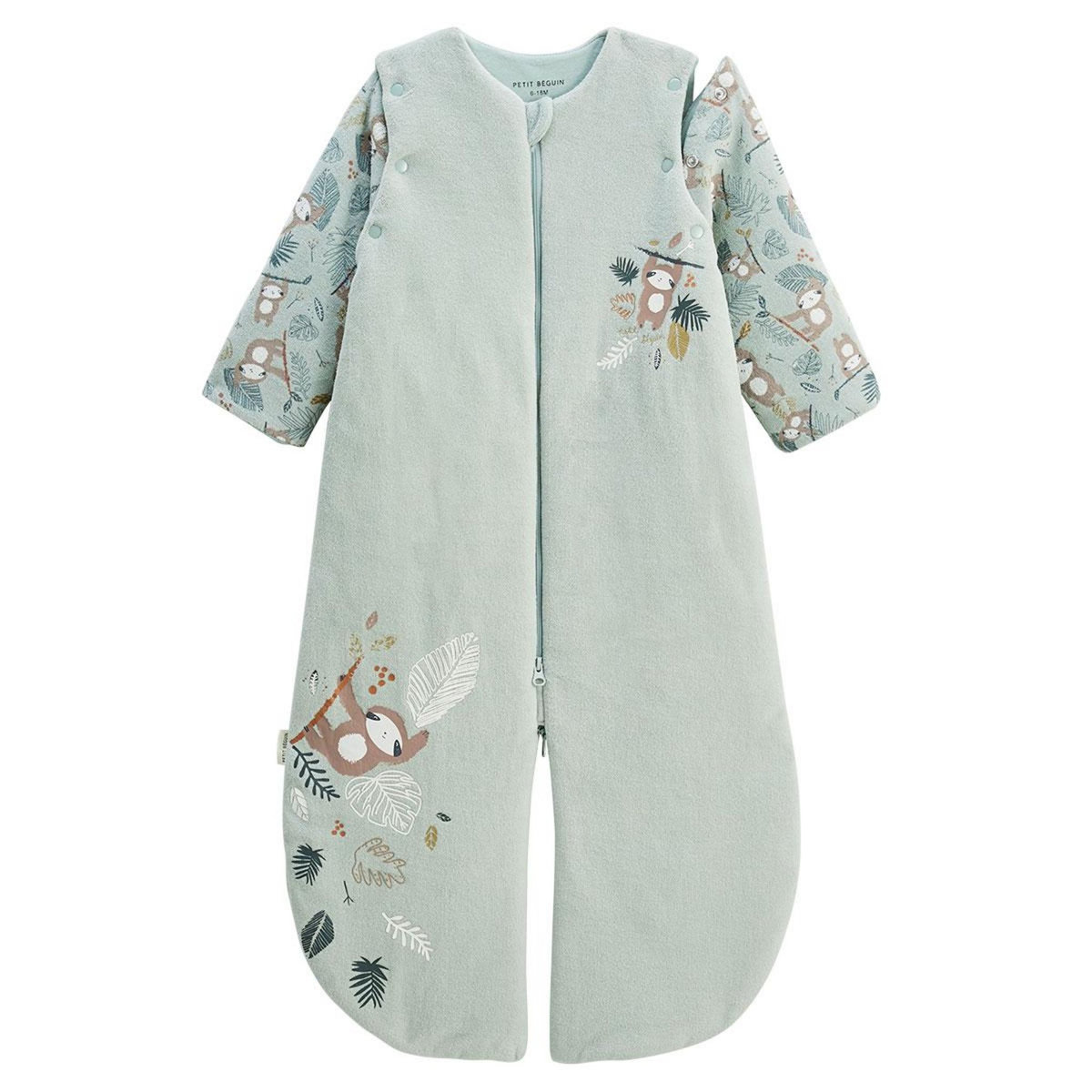 Petit Béguin Turbulette d'hiver en velours avec manches amovibles et jambes séparables Cache-cache