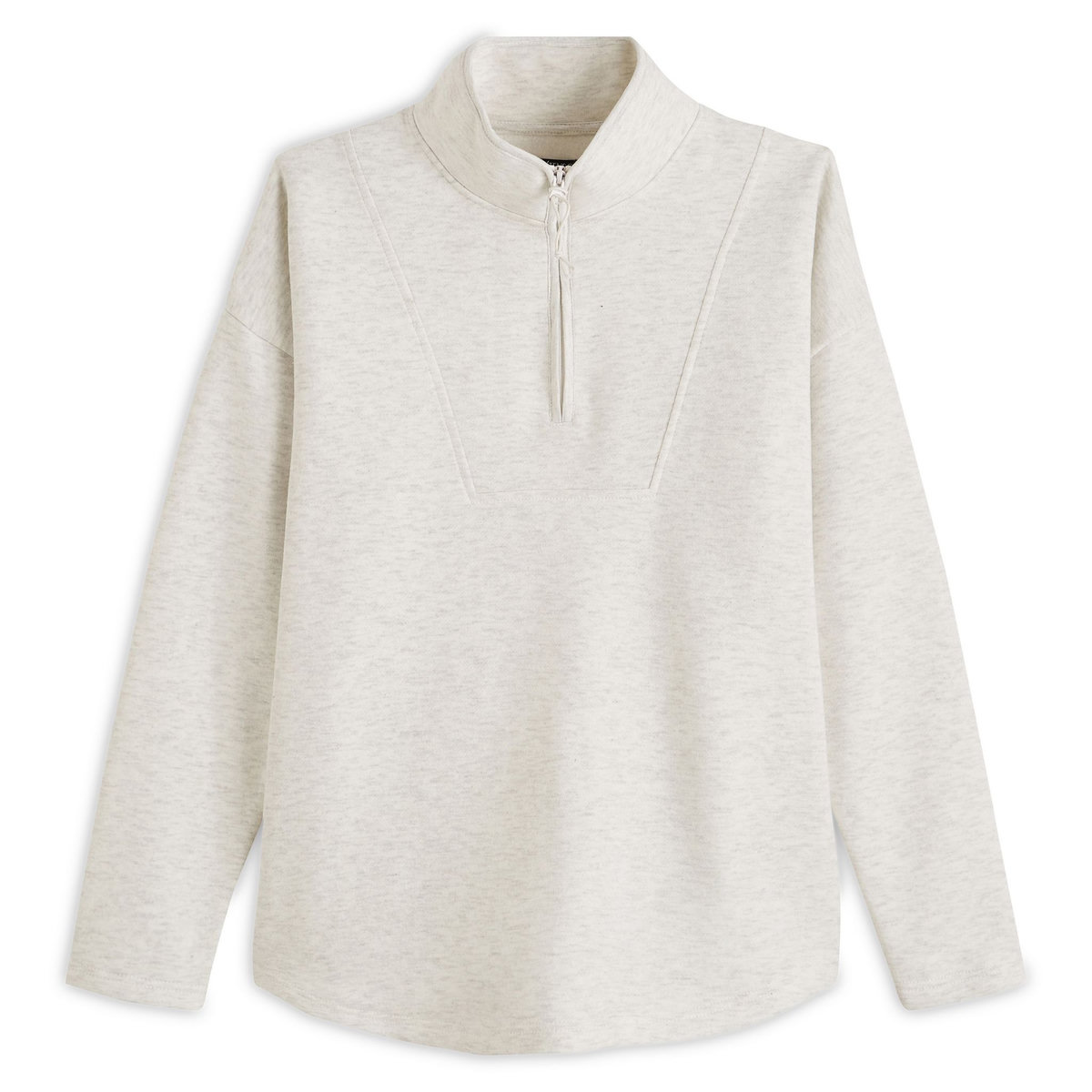 INEXTENSOSPORT Sweat de sport col montant écru femme