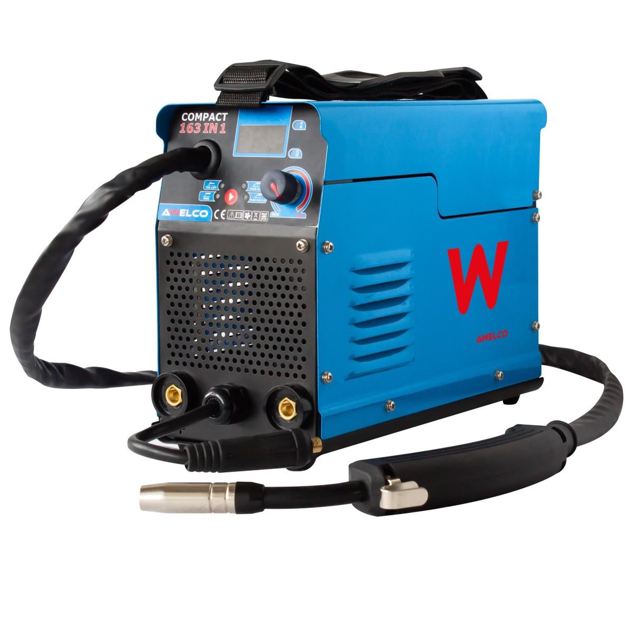 Voir la diapositive 6 : Awelco Poste à Souder Numérique MIG - MMA - TIG LIFT 3en1 Technologie IGBT Compact Polyvalent Soudage fil et Electrodes AWELCO