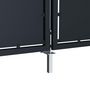 Voir la diapositive 4 : VIDAXL Portail de jardin Acier 300 x 200 cm Anthracite