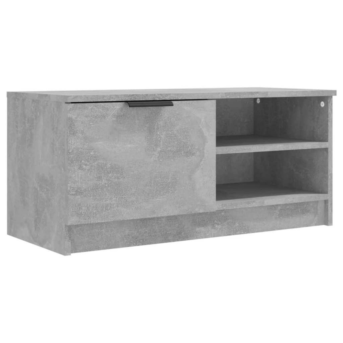 VIDAXL Meuble TV Gris beton 80x35x36,5 cm Bois d'ingenierie